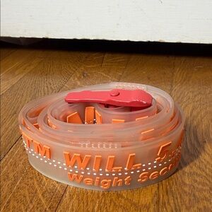 Off-White Rubber Industrial Belt Virgil